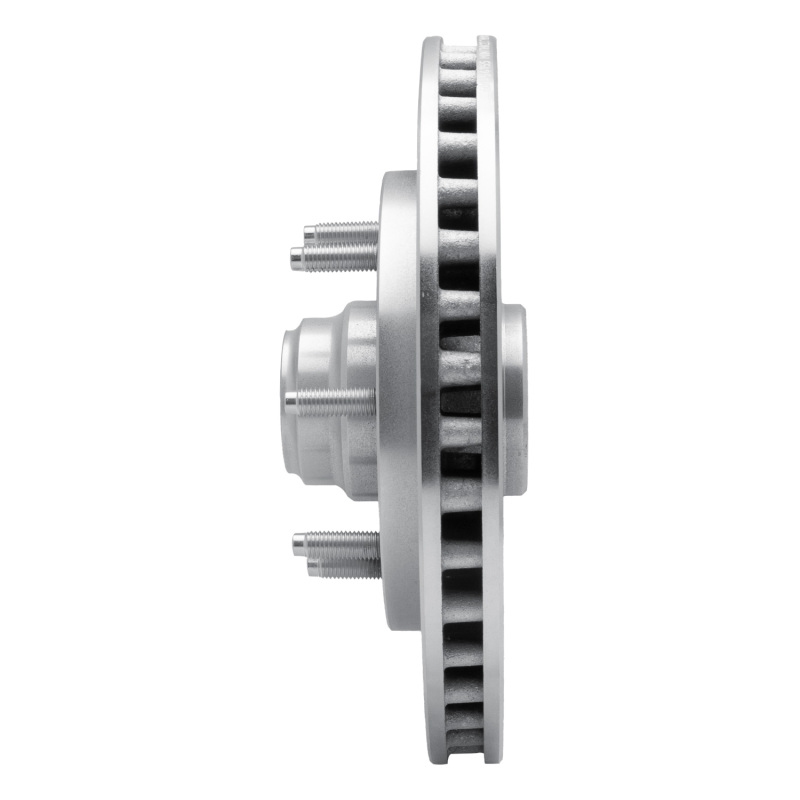 Ford F-150 Brake Rotor (1) - Front Left - R1 Concepts - Drilled & Slotted - Silver - `97-`02